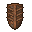 slightly rusted shield